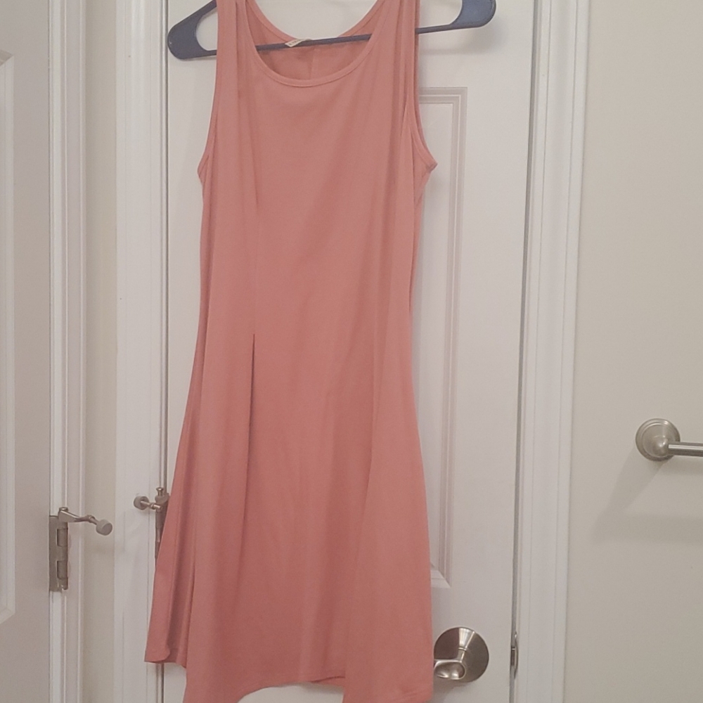 Peach dress by 42Pops size Med